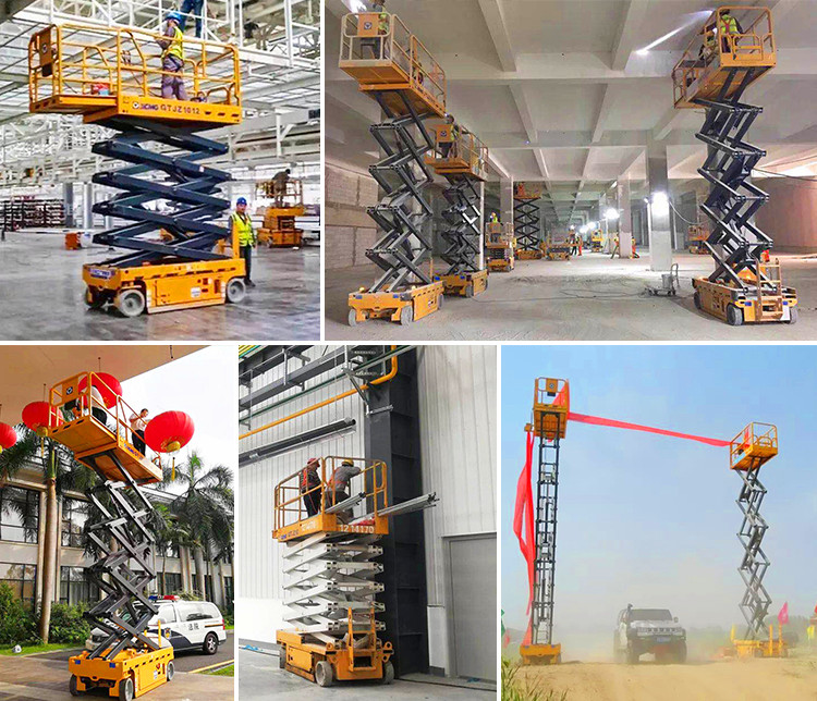 XCMG Brand Electric Scissor Lift XG0607DC China 6m Small Electrical Ladder Mobile Scissor Lift